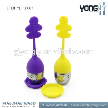 Christmas snowman tea ball tea infuser silicone