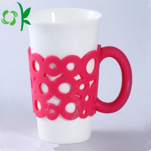 Silikon Pribadi Reusable Coffee Cup Sleeves