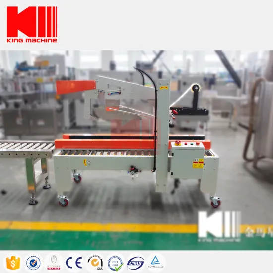 Automatic Carton Sealing Machine for Beverage Packing Line