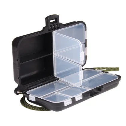 Plastic Fishing Gear Accessories Box Luya Fishing Ture Hooks Bait Multifunctional Tool Case Sea Fishing Rock Fishing Tackle Box