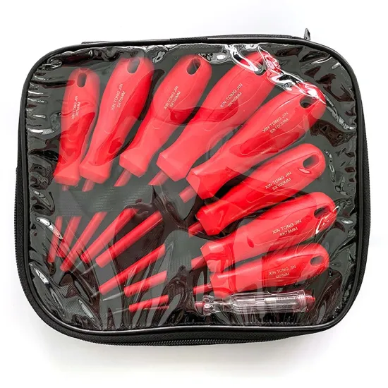 Professional Electrician's Insulated Screwdriver Set: Strong Magnetic Cross-Shaped Tools for Maintenance and Repair
