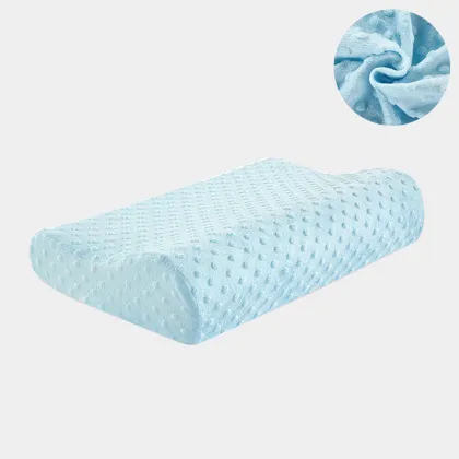 Wave Shape Memory Foam Orthopedic Cervical Pillow with Bamboo Cover