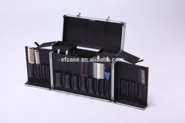 HOT SELLING, WELL RECEIVING PORTABLE STRAPED SILVER ABS HAIRDRESSER MAKEUP CASES