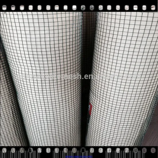 green pvc coated welded wire mesh 1/2 inch