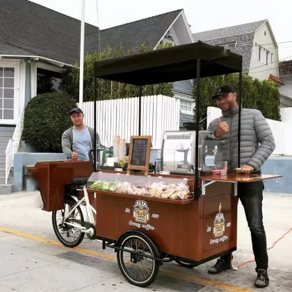 Wholesale Mobile Coffee Bike and Dessert E-Bike for Sale