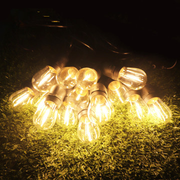 Luci da stringa solare da 48 piedi con 15 prese - arredamento del cortile patio impermeabile