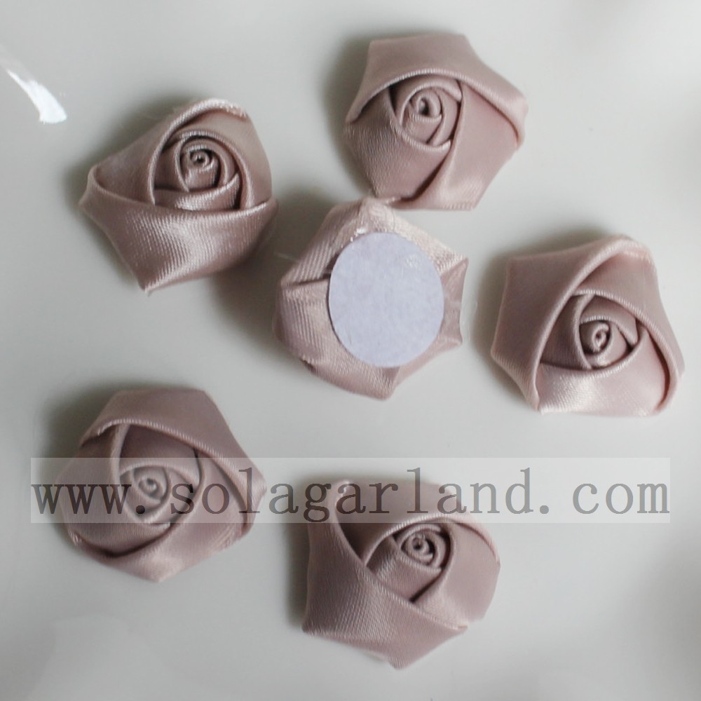 Satin Rolled Rose flowers