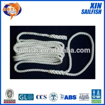 good quality and price white double Braided dockline