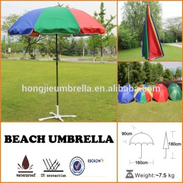 High quality strong windproof waterproof beach umbrella for sale
