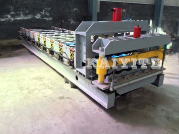 Hydraulic Press Metal Roof Glazed Tile Making Machine