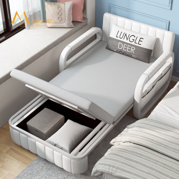 Light Luxury Telescopic Folding Sofa Bed for Living Room and Bedroom