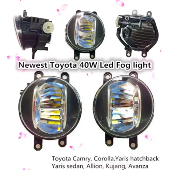 2016 Toyota Led fog light 4 inch round 20w toyota Camry Corolla Yaris led drl fog light for PREVIA RAV4 car fog lamp
