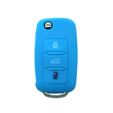 Magnetic new 3 buttons silicone car key cover