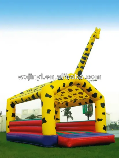 Hot sales durable and exciting inflatable giraffe bounce house