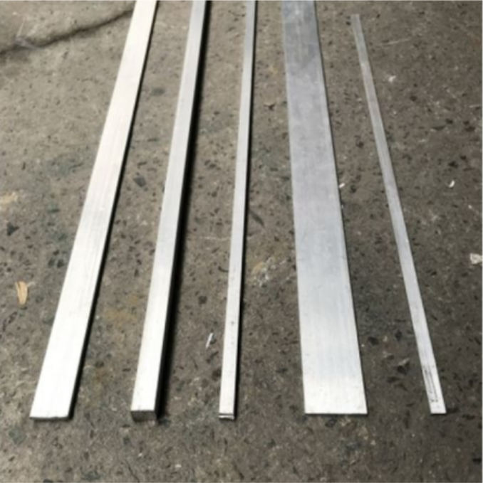 Barra plana de aluminio de una pulgada