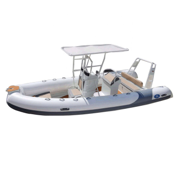 19ft Aluminum Cuddy Cabin Deep V Hull RIB Boat 5.8m Rigid Inflatable