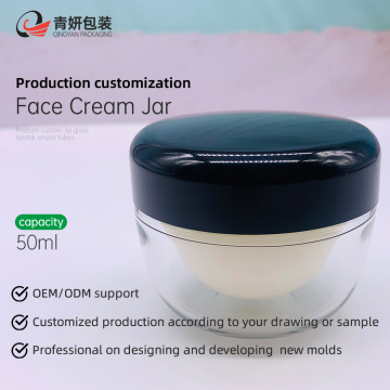 50ML Plastic Makeup Cream Jar