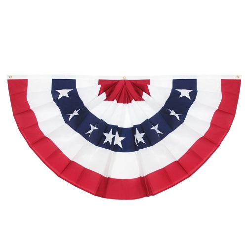 polyester American garden bunting USA fan flag