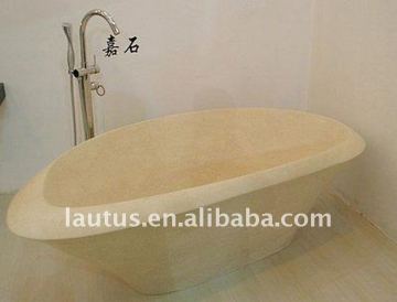 Lautus Natural Marble Stone Bathtub BATH-ERA180-GL Carved Stone Bathtubs
