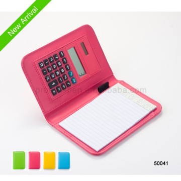 2015 New Pocket Notebook Simple Calculator Notebook with pens
