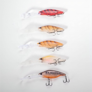 Factory Supplier: Wholesale Crazy Mouse Artificial Hard Bait Fishing Lures ABS Material for River and Lake