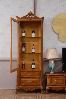 Italian furniture cabinets with drawers modern glass display cabinet
