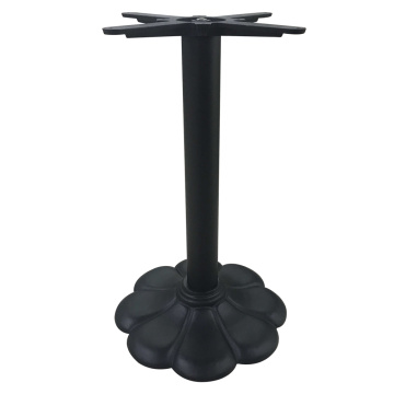 Logam Cast Iron Table Base D450xh720mm Base Bunga Bunga Besi Besi