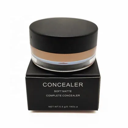 Organic Dark Color Full Coverage Foundation Cream Pro Concealer for Logo Makeup