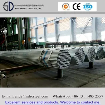 Round Pre Galvanized Steel Pipe