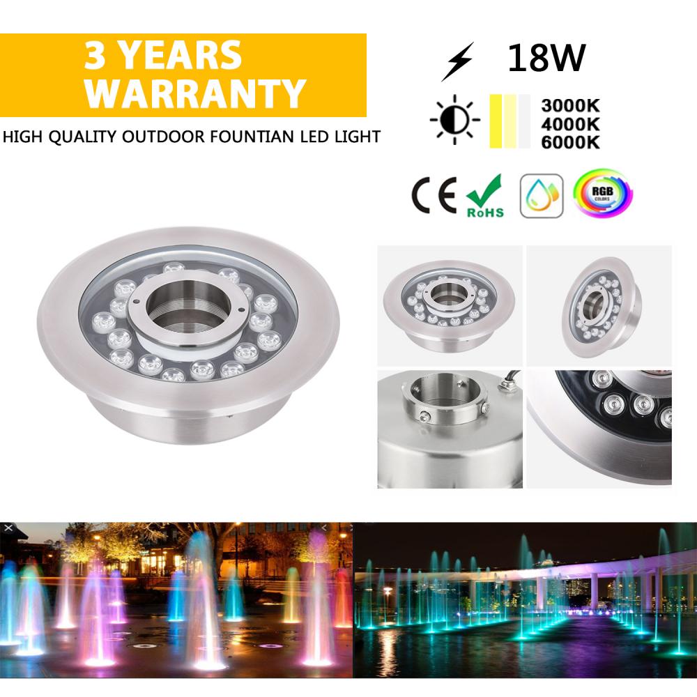 RGB Ip65 อลูมิเนียม RGB ourdoor Fountain Light