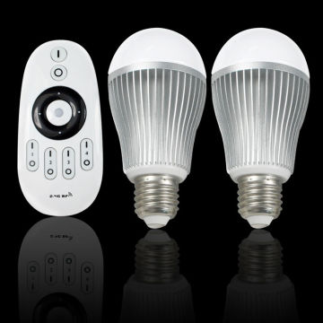 2.4g 6w Dimmable Led Bulb With Remote Control / Color, Temperature, Brightness Adjustable