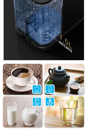 WiFi Controlled 8-Speed Water Purifier with Temperature Control - Intelligent Water Dispenser Capsule