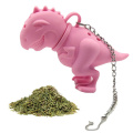 1Pcs creative Dinosaur Shaped Tea Infuser Reusable Silicone Tea Strainer Coffee Herb Filter For Home Loose Leaf Diffuser Teaware