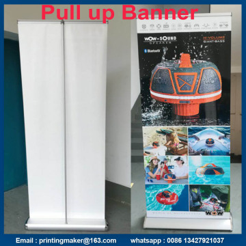 Wide Base Aluminum Roll Up Stand with Printing