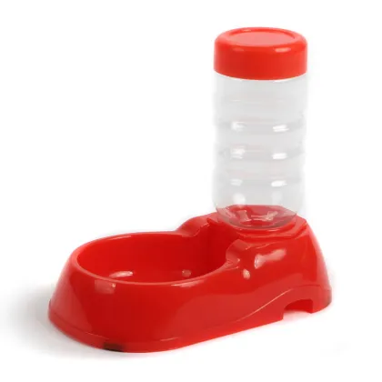 Pet drinker products plastic portable drinker bottle
