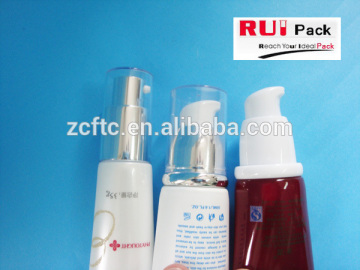 Cosmetic PE BB cream tube packaging with cream pump,PE cream pump plastic tube packaging