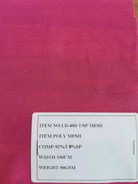 colorful poly spandex mesh