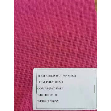 colorful poly spandex mesh