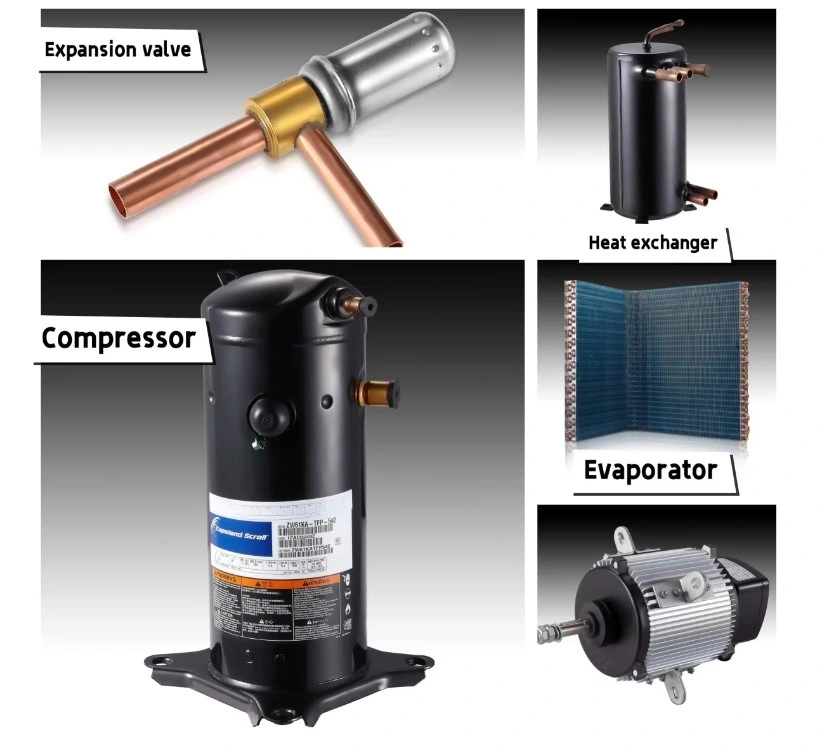 OEM Commercial Industrial R410A Refrigerant Eco-Friendly Pool SPA Hot Water Heat Pump