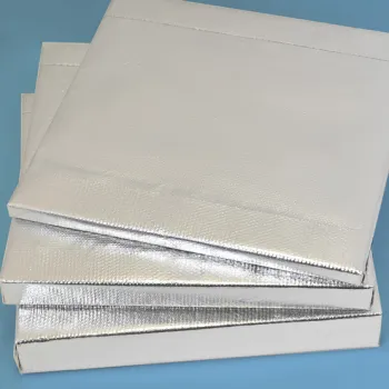 Microporous board with aluminum foil