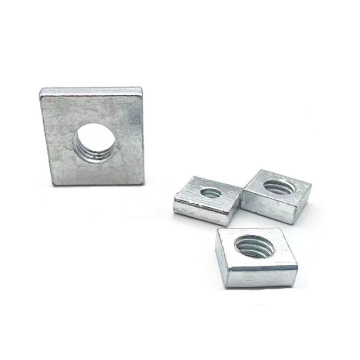 Factory Direct Sales: Custom Galvanized Square Thin Nuts - DIN562 Through Hole Standard Thread