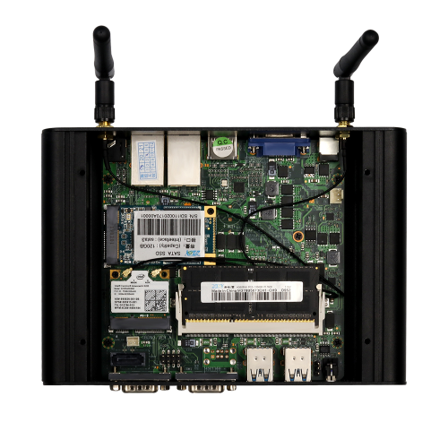 Industrial PC With COM Fanless Industrial Mini PC with RS232 Supplier