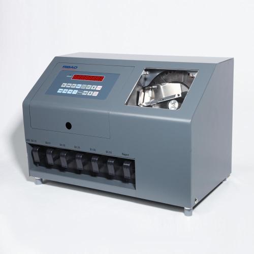 Coin counter and sorter for US dollar