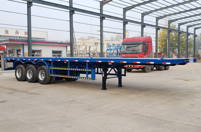 Flat bed trailers