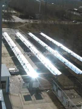 CSP system parabolic trough solar collector