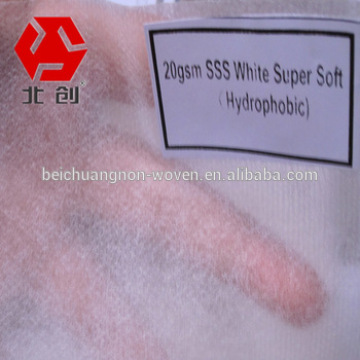 soft nonwoven fabric raw materials for diaper making