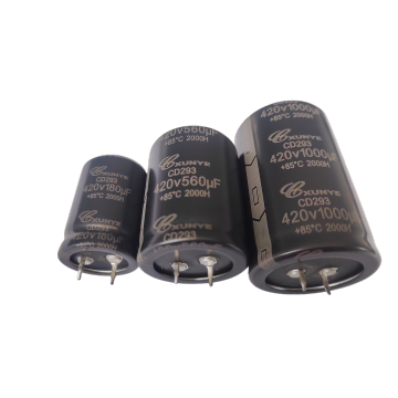 مكثف كهربائيا من نوع القرن عالي الجهد على المدى الطويل