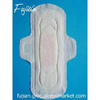 OEM,ODM,245mm ,anion chip, soft non-woven cotton surface sanitary pad