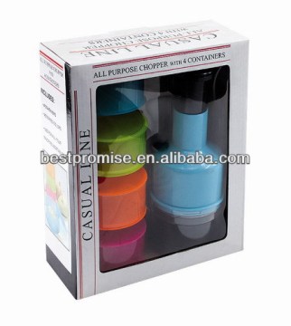 Manual Onion Chopper Set(with 4 containers)