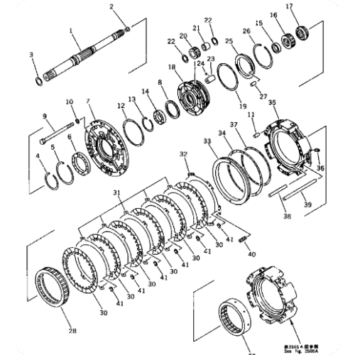 Bulldozer D375A-1 Bearing 06000-06932